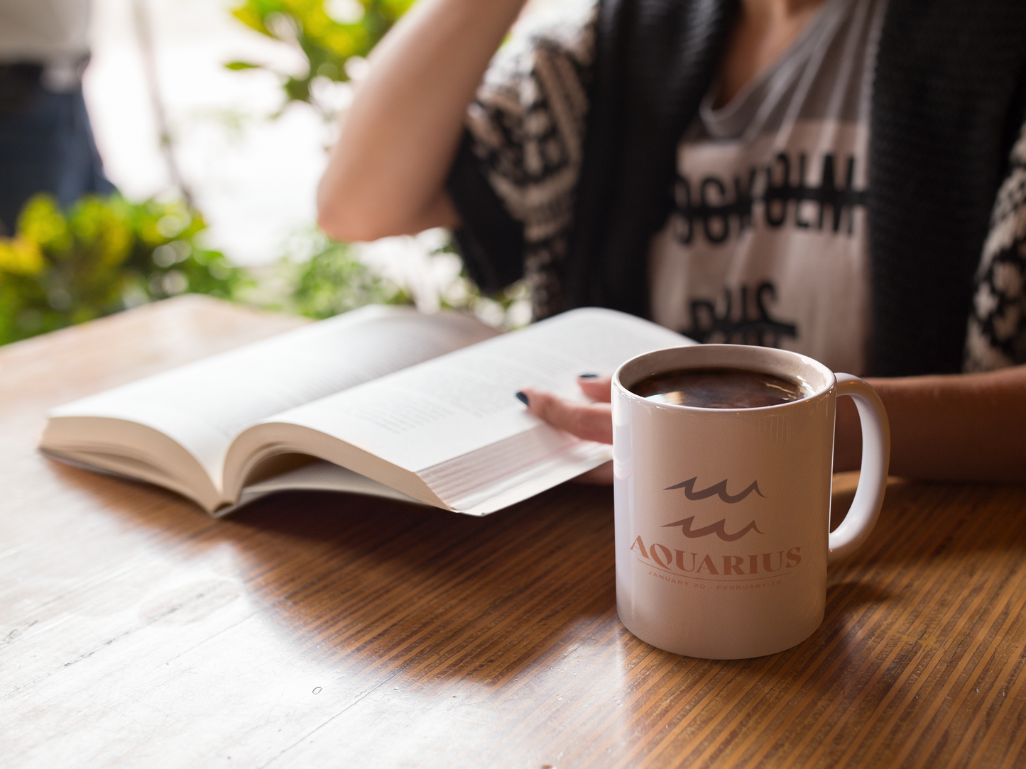 Aquarius Mug with Affirmations - Affirmicious