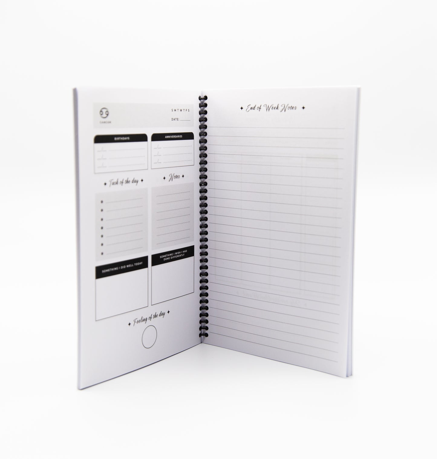 Cancer Affirmation Day Planner | 4-Month Undated - Affirmicious