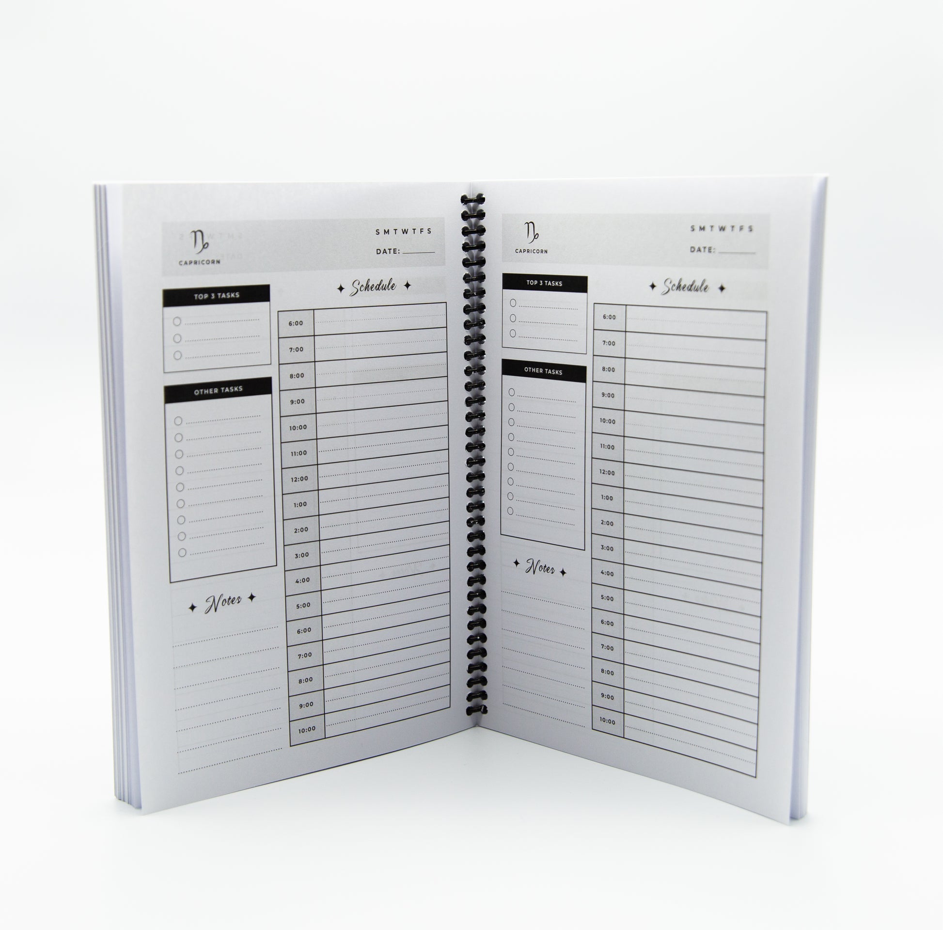 Capricorn Affirmation Day Planner | 4-Month Undated - Affirmicious