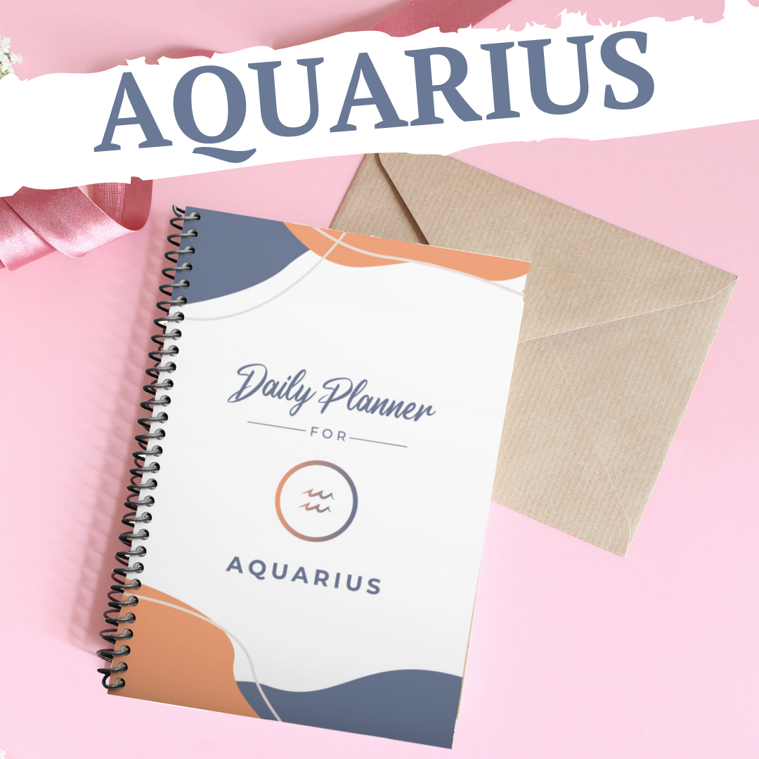 Aquarius Affirmation Day Planner | 4-Month Undated - Affirmicious