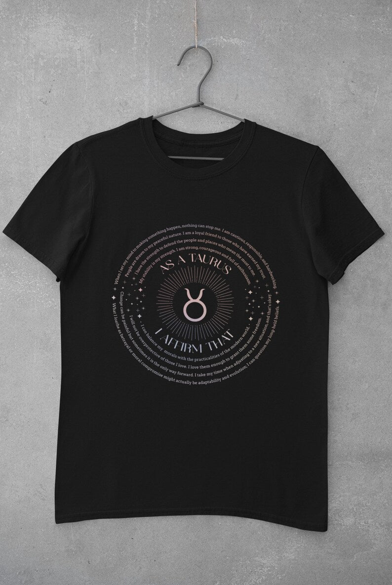 Taurus Affirmations T-Shirt - Affirmicious