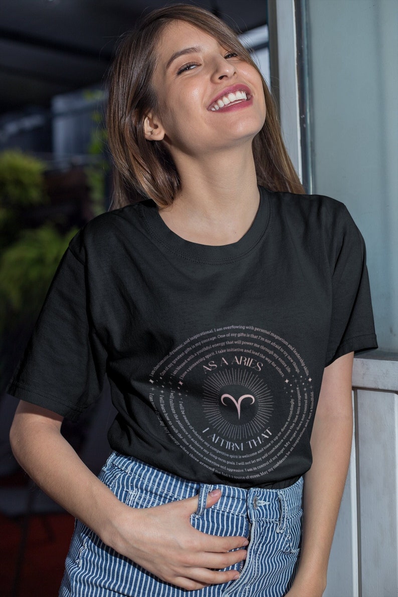Aries Affirmations T-Shirt - Affirmicious
