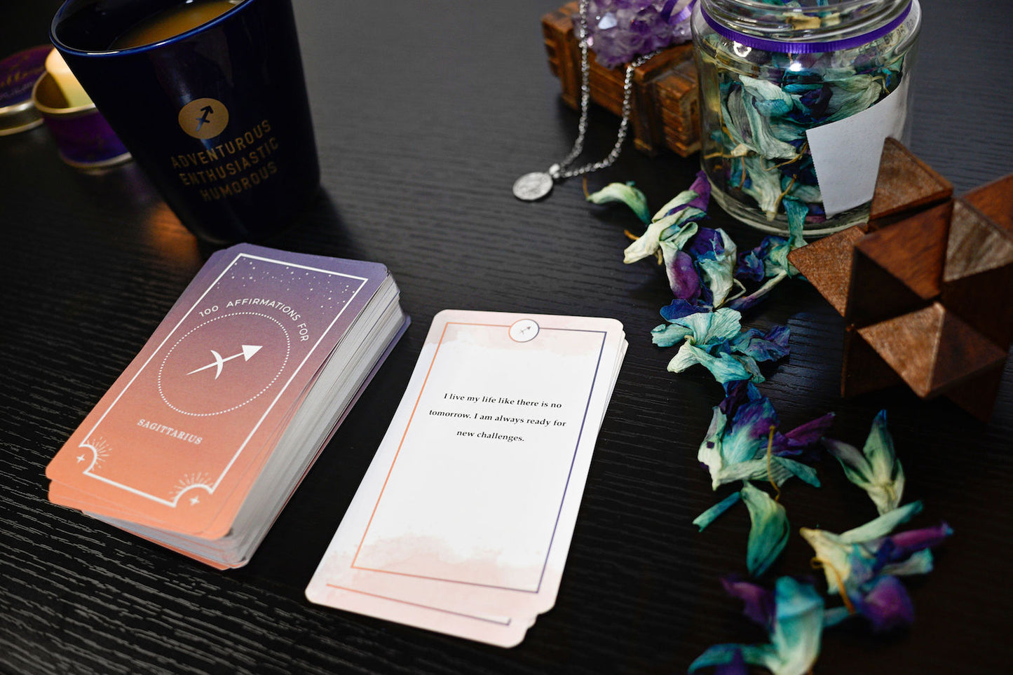 Sagittarius 100 Affirmations Card Deck - Affirmicious