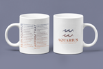 Load image into Gallery viewer, Aquarius Mug with Affirmations - Affirmicious
