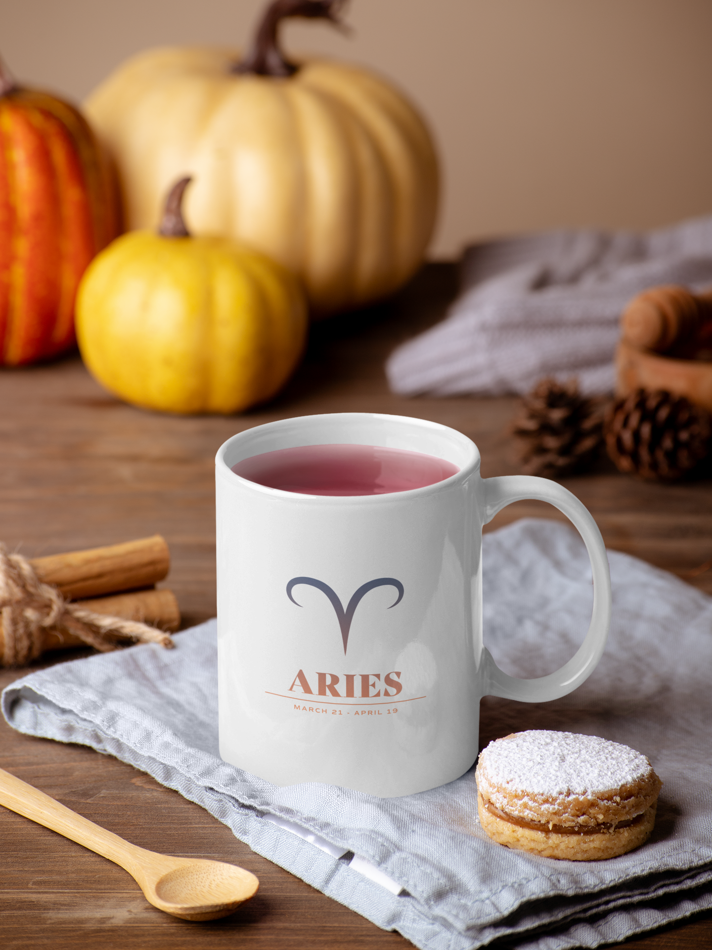 Aries Mug with Affirmations - Affirmicious