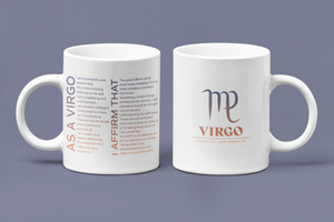 Virgo Mug with Affirmations - Affirmicious