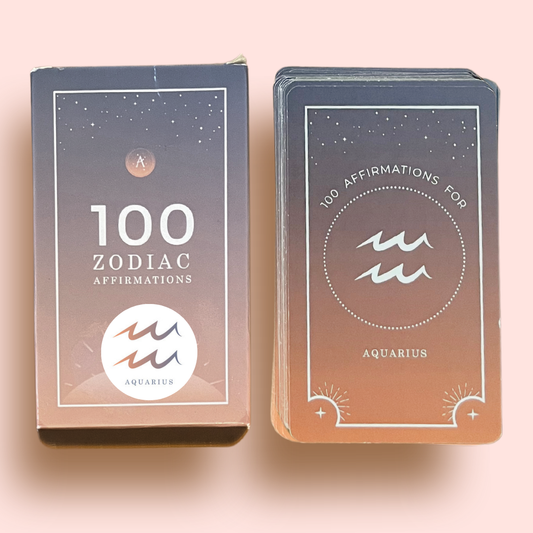Aquarius 100 Affirmations Card Deck