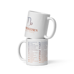 Load image into Gallery viewer, Capricorn Mug with Affirmations - Affirmicious
