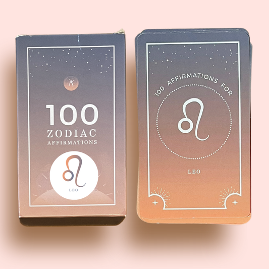 Leo 100 Affirmations Card Deck