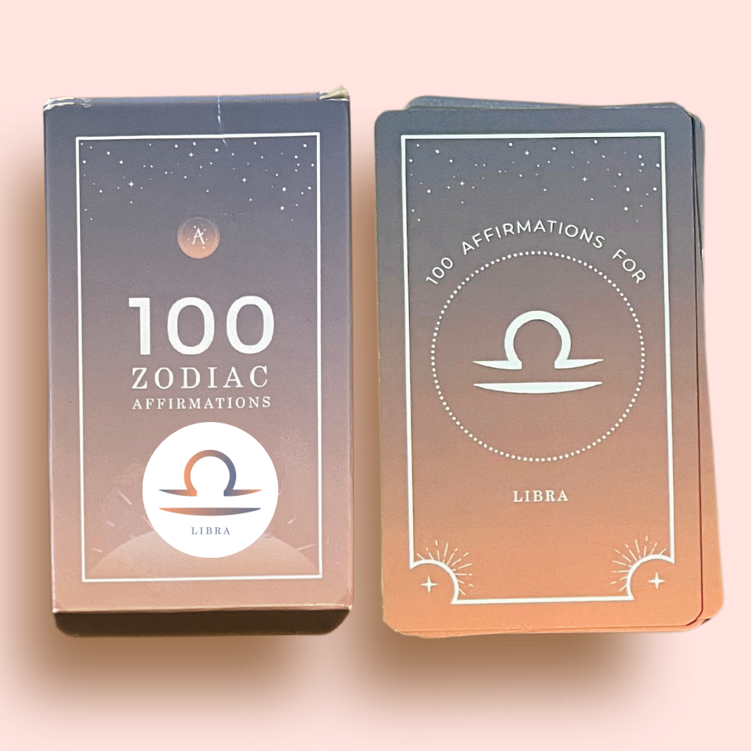 Libra 100 Affirmations Card Deck