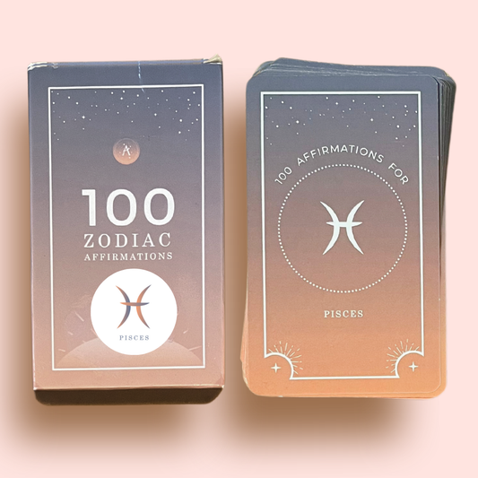 Pisces 100 Affirmations Card Deck