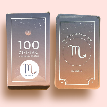 Scorpio 100 Affirmations Card Deck