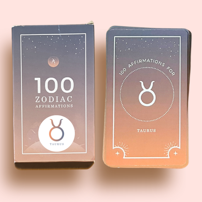 Taurus 100 Affirmations Card Deck