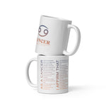 Load image into Gallery viewer, Cancer Mug with Affirmations - Affirmicious
