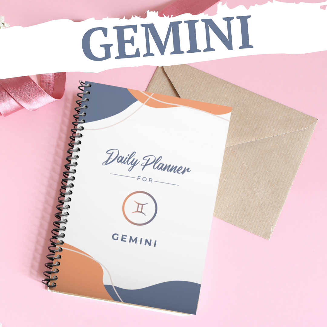 Gemini Affirmation Day Planner | 4-Month Undated - Affirmicious