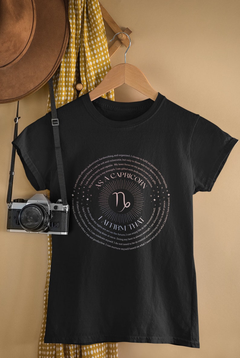 Capricorn Affirmations T-Shirt - Affirmicious