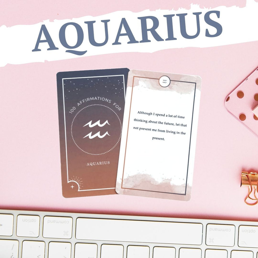 Zodiac Affirmation Cards - Affirmicious