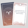 Aries 100 Affirmations Card Deck - Affirmicious