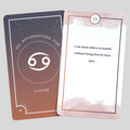 Cancer 100 Affirmations Card Deck - Affirmicious