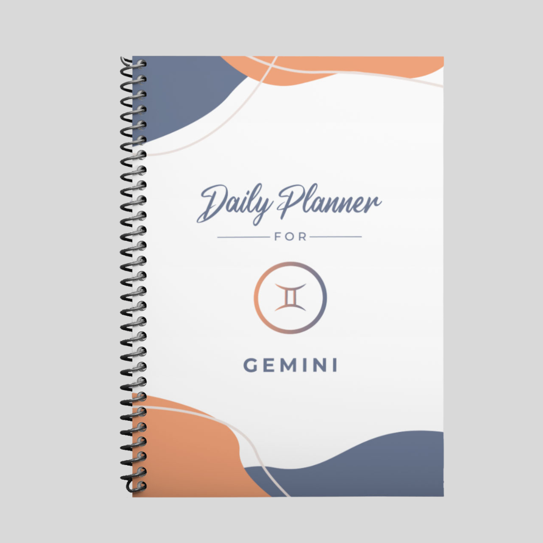 Gemini Affirmation Day Planner | 4-Month Undated - Affirmicious